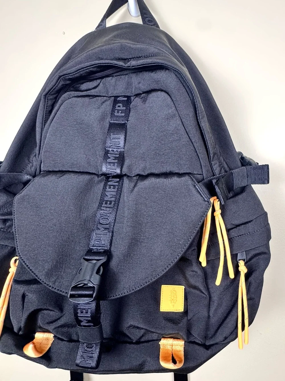 Free People Movement Never Lost Backpack Black Utility Hiking Bag